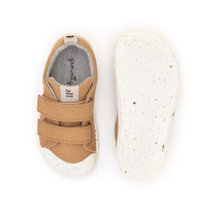 Tip Toey Joey - Ramp Green / Organic Natural Canvas