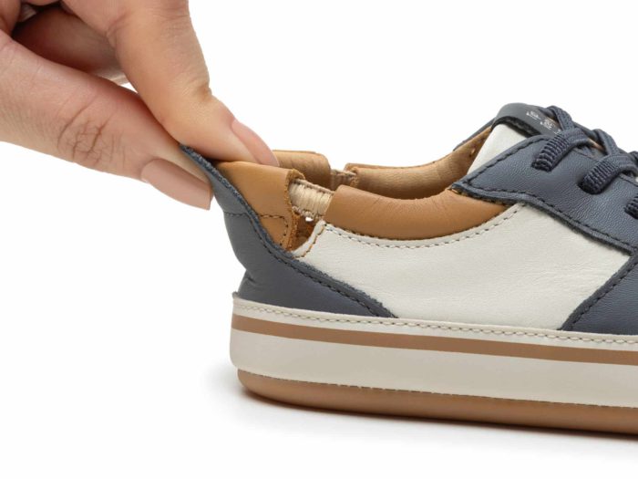 Tip Toey Joey - Bossy Ollie / Tapioca, Slate Blue & Hay - Image 4