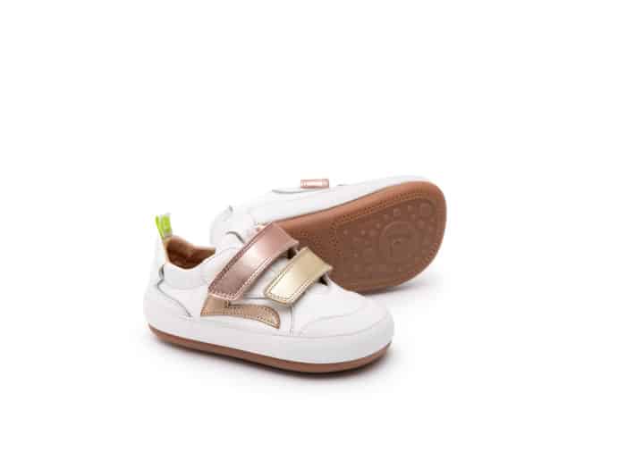 Tip Toey Joey - Bossy Landy - White / Champagne and Rose Gold - Image 6