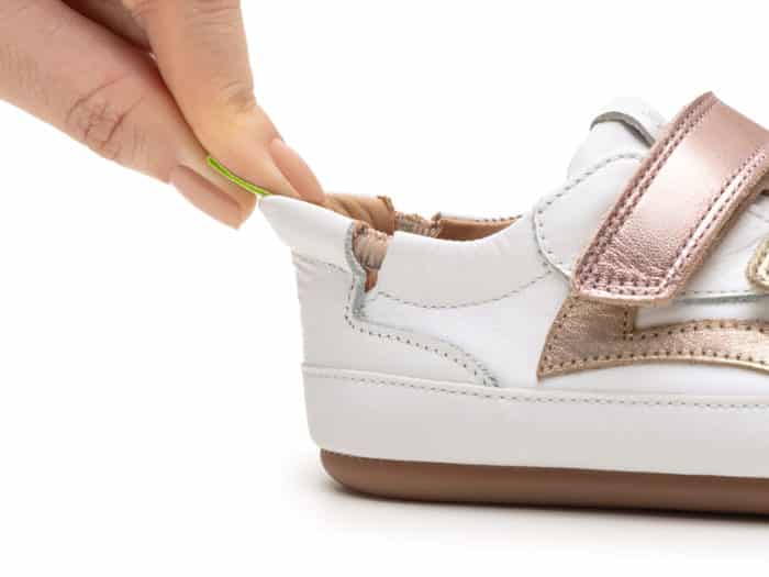 Tip Toey Joey - Bossy Landy - White / Champagne and Rose Gold - Image 4