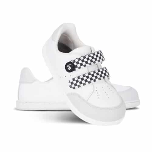 Be Lenka – Kids Barefoot Sneakers Be Lenka Energise Kids - White & Checkerboard