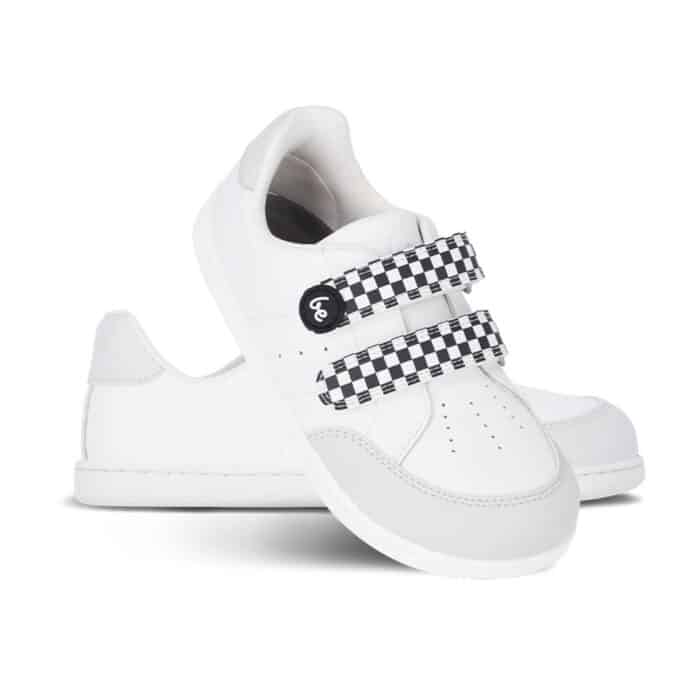 Be Lenka – Kids Barefoot Sneakers Be Lenka Energise Preschool - White & Checkerboard