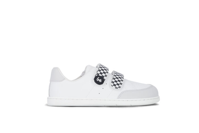 Be Lenka – Kids Barefoot Sneakers Be Lenka Energise Preschool - White & Checkerboard - Image 2