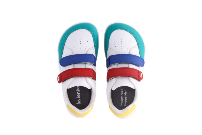 Be Lenka – Kids Barefoot Sneakers Be Lenka Energise Kids - White & Multicolour - Image 4