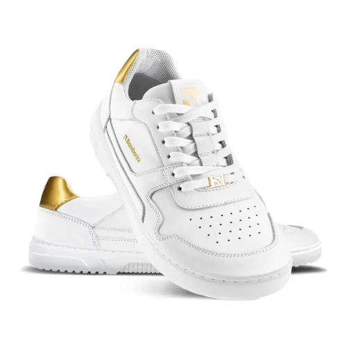 Barebarics – White & Gold - Leather
