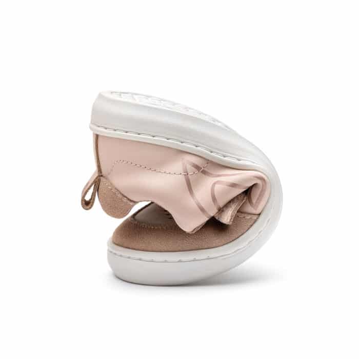 Tip Toey Joey - Outline / Papaya Cream & Rose Smoke Suede - Image 4