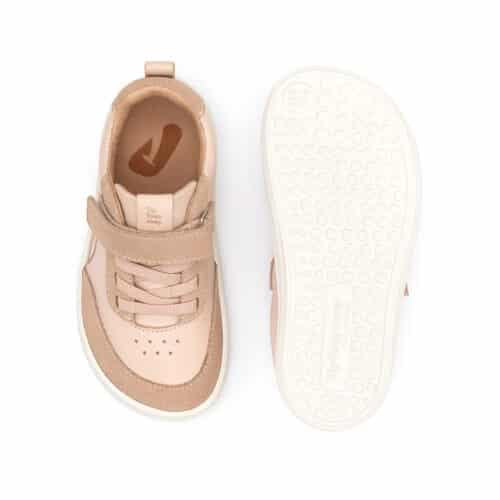 Tip Toey Joey - Outline / Papaya Cream & Rose Smoke Suede