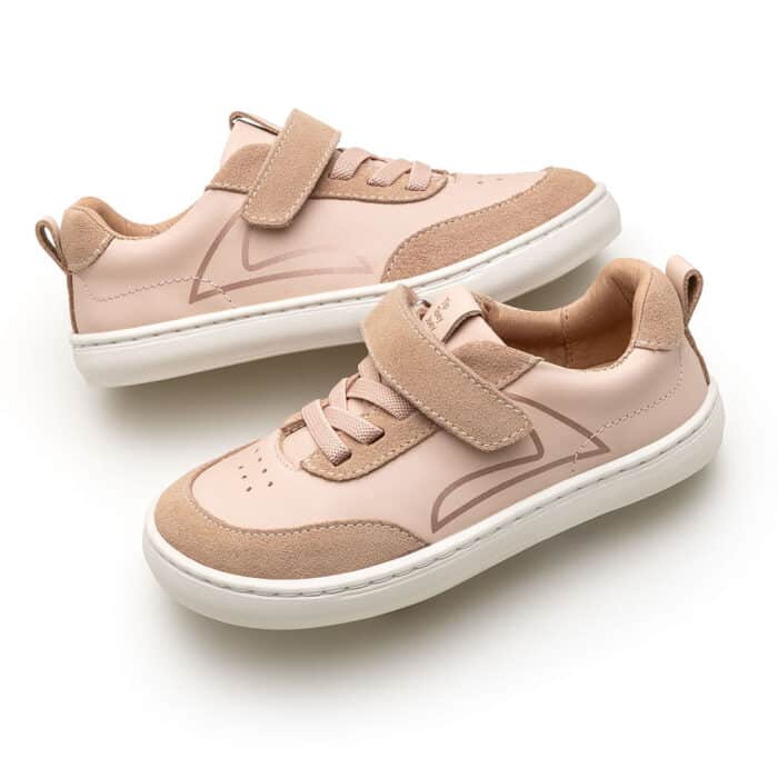 Tip Toey Joey - Outline / Papaya Cream & Rose Smoke Suede - Image 3