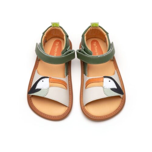 Tip Toey Joey - Toucan / Tapioca, Salsa & Tangerine