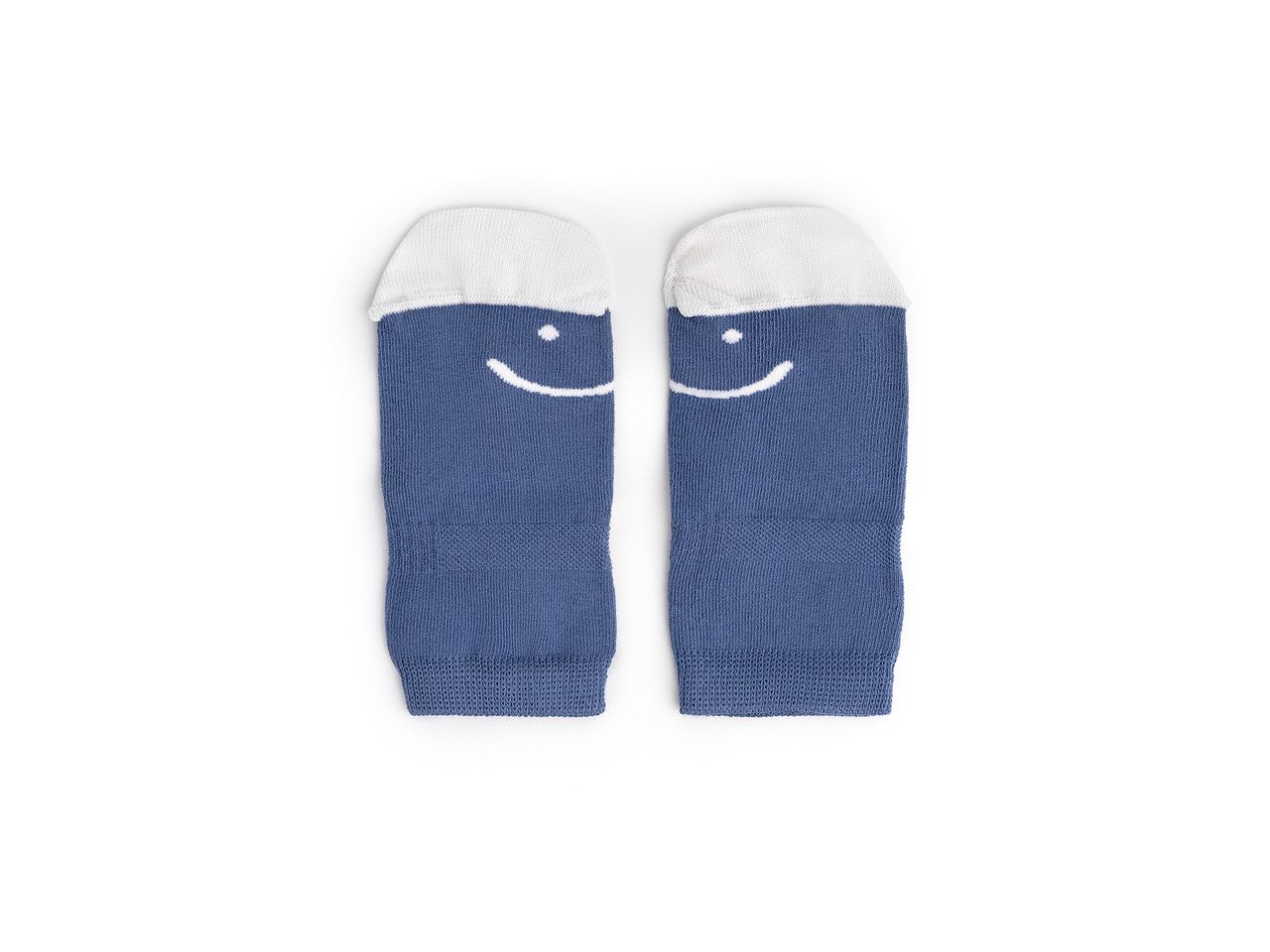 Tip Toey Joey - Foot Friendly Socks (2 pairs) / Azul & Mostarda - Image 3