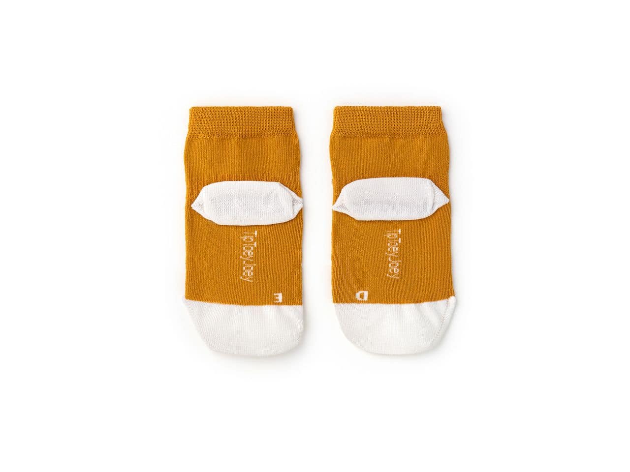 Tip Toey Joey - Foot Friendly Socks (2 pairs) / Azul & Mostarda - Image 5
