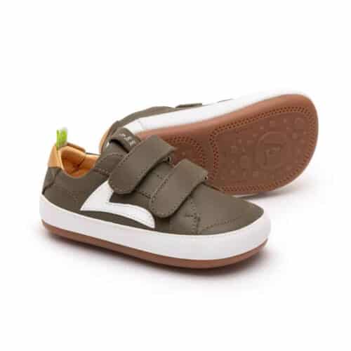 Tip Toey Joey - Hopper Mini / Mineral Green, White & Hay