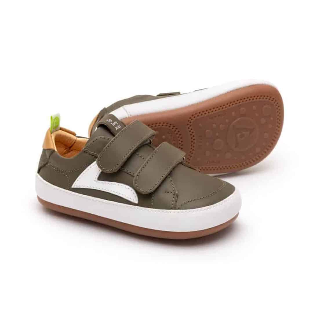 Tip Toey Joey - Hopper Mini / Mineral Green, White & Hay